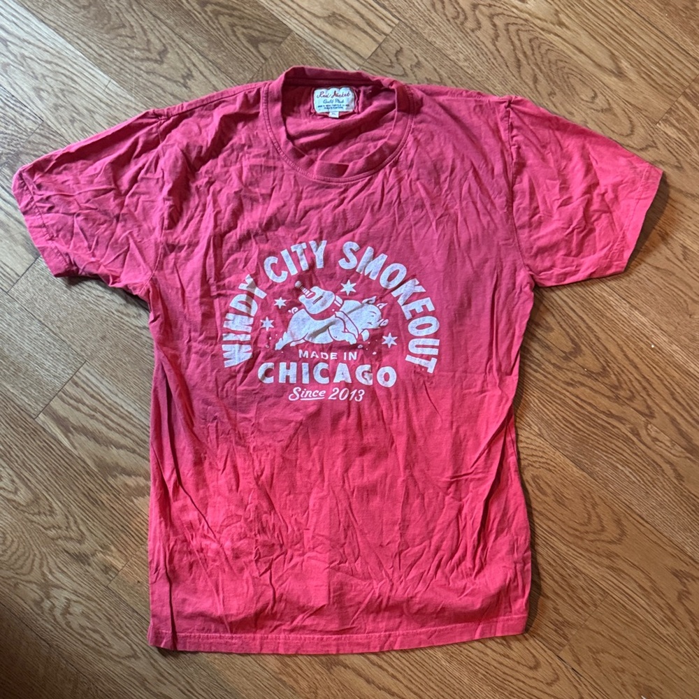 Windy City Smokeout Red T-Shirt XL